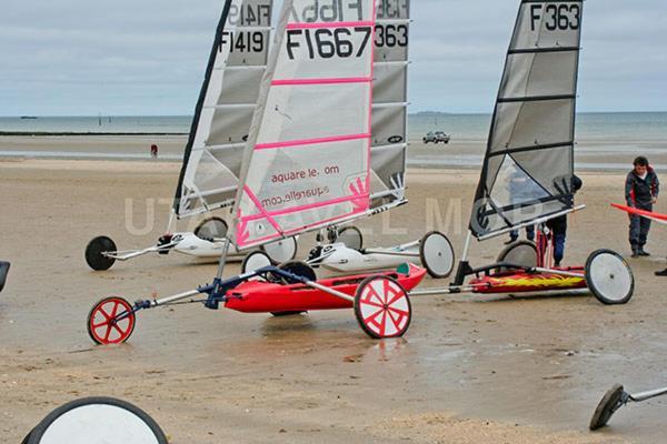 Mobile-Home 100M Plage Utah Mme Surget 圣玛丽-迪蒙 外观 照片